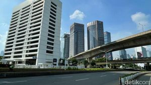 Lengangnya Jalanan Jakarta Saat Libur Imlek