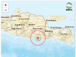 Warga Tak Rasakan Guncangan Gempa Blitar M 4,1