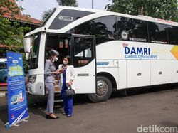 Ini Aturan Mudik Lebaran Naik Bus Damri