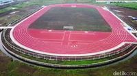 Penampakan Pembangunan Stadion RAA Adiwijaya Garut dari Atas