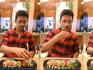 Tak Bisa Pakai Sumpit, Cara Orang India Ini Makan Sushi Bikin Ngakak Tak Bisa Pakai Sumpit, Cara Orang India Ini Makan Sushi Bikin Ngakak