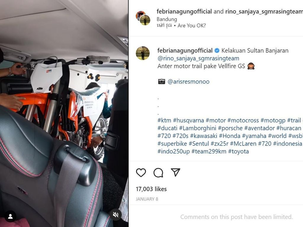 Bikin Geleng-geleng, Toyota Vellfire Disulap Jadi Towing Buat Angkut Motocross