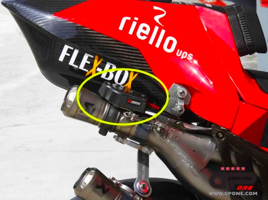 Ada Kotak Kecil di Atas Knalpot Motor MotoGP Ducati, Ini Penjelasannya
