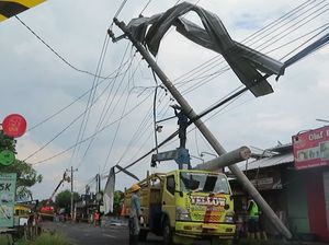 Yogyakarta Sempat Diterjang Hujan Angin, Pohon-Tiang Listrik Roboh! Yogyakarta Sempat Diterjang Hujan Angin, Pohon-Tiang Listrik Roboh!