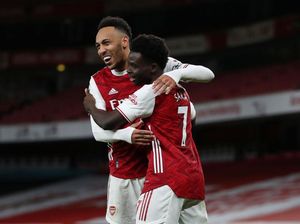 Sampaikan Salam Perpisahan, Saka Sebut Aubameyang Legenda