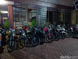 Razia Balap Motor di Kota Probolinggo, Puluhan Motor Diamankan