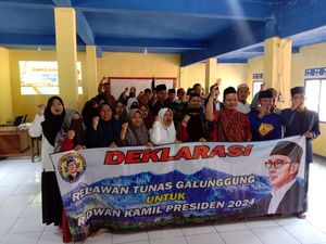 Relawan di Tasik Deklarasi Dukung Ridwan Kamil Maju Pilpres 2024