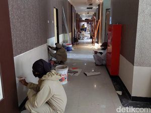 Perbaikan Hotel untuk Isolasi Pasien COVID-19 di Surabaya