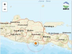 Warga Blitar Tak Rasakan Gempa M 3,7