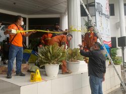 Usai Dibakar Suami yang Curigai Istri Selingkuh, Kantor Bappeda Riau Normal Lagi