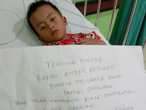 Andre Rosiade Bantu Pengobatan Anak Penderita Pendarahan Saluran Cerna