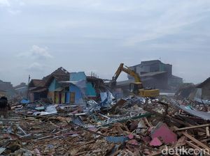Lokalisasi Lorok Indah Pati Kini Rata dengan Tanah