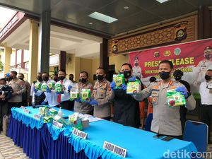 Polisi Gagalkan Peredaran 16 Kg Sabu di Sumsel, 2 Orang Ditangkap