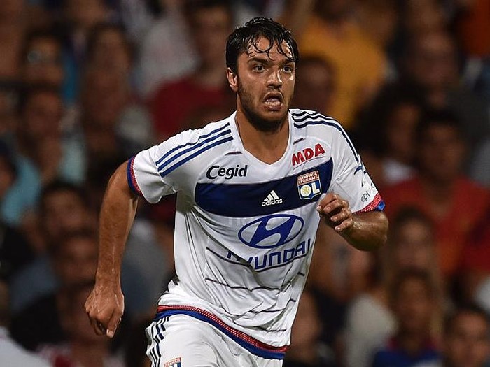LYON, FRANCE - JULY 18:  Clement Grenier of Olympique Lyonnais in action during the preseason friendly match between Olympique Lyonnais and AC MIlan at Gerland Stadium on July 18, 2015 in Lyon, France.  (Photo by Valerio Pennicino/Getty Images)