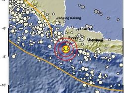 Ini Pusat Gempa M 5,5 Bayah yang Dirasakan di Jakarta