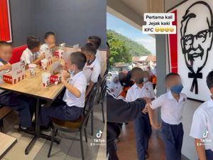 Guru Ini Ajak 30 Muridnya yang Belum Pernah Makan di KFC Agar Semangat Belajar