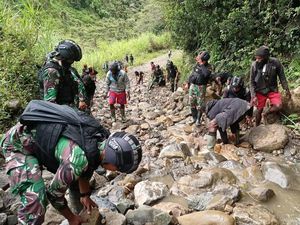 Jalan Trans Papua Putus Dihantam Longsor, Akses Nduga-Wamena Lumpuh