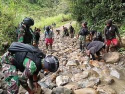 Jalan Trans Papua Putus Dihantam Longsor, Akses Nduga-Wamena Lumpuh