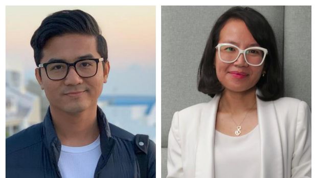 (Kiri ke Kanan) F Kurniawan Mista Senior Brand Manager dan Anggia Pulungan Haircare Brand Director dari Pantene.
