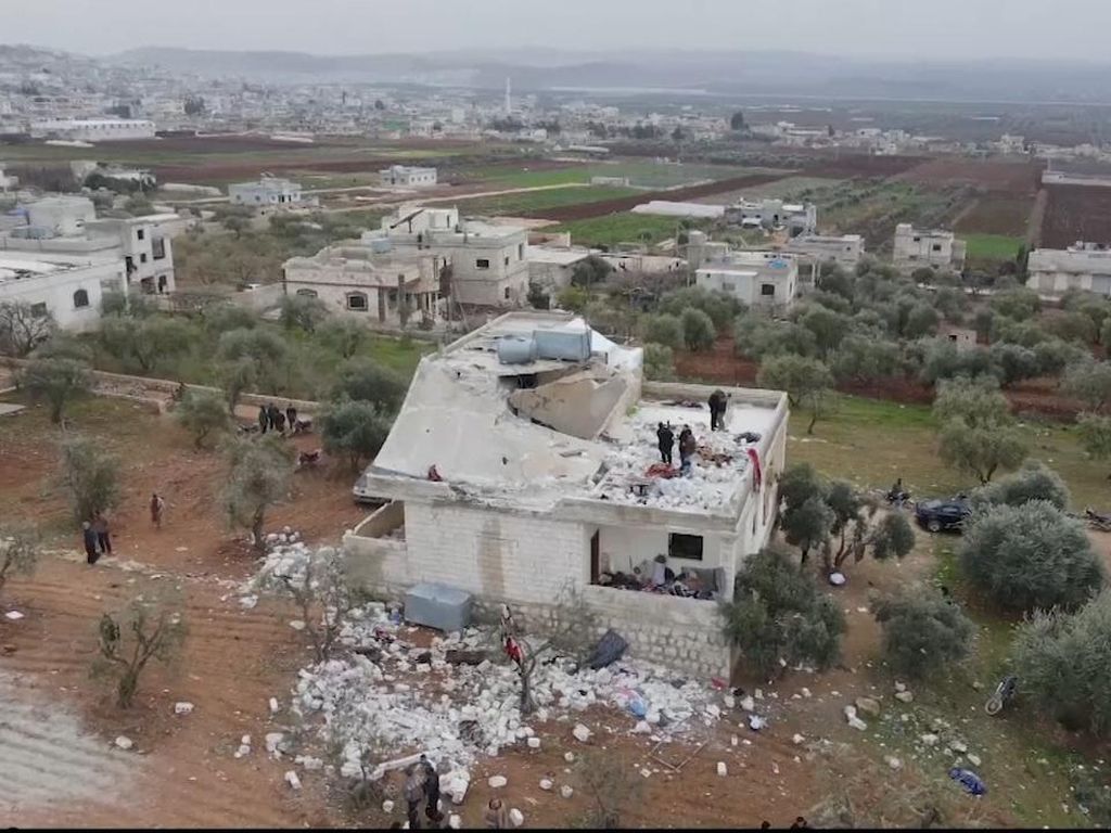 Penampakan Gedung Tempat Kematian Pimpinan ISIS dan 13 Warga Sipil