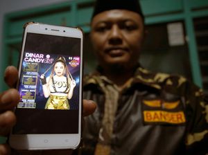 Banser Tolak Dinar Candy Nge-DJ di Blitar