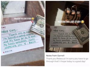 Pengantar Makanan Ini Beri Pesan Manis untuk Pelanggannya yang Alami Kecemasan