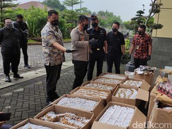 Rokok Ilegal Senilai Rp 500 Juta Disita Petugas Gabungan Sidoarjo