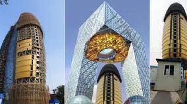 Viral Gedung Penis Emas
