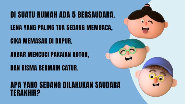 Teka-teki Ini Butuh Kecerdasan Logika Tinggi, Belum Tentu Bisa Kamu Jawab