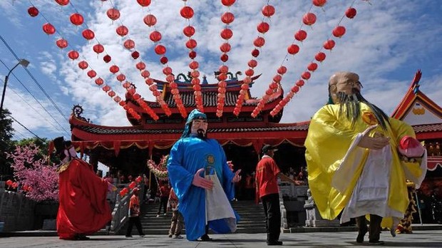 Jakarta/Foto: CNN Indonesia/CNN Deretan Perayaan Cap Go Meh Paling Meriah di Indonesia, Ada Kotamu?