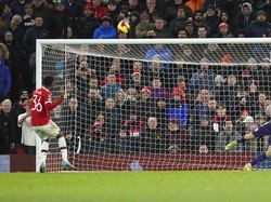 Sementara MU gagal setelah tembakan Anthony Elanga melambung.