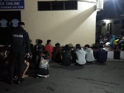 Polisi Amankan Aksi Balapan Liar di Jalan Gubernur Sewaka Kota Tasik