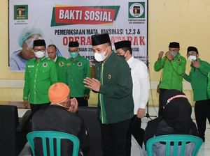 Pelantikan Pengurus, PPP Bondowoso Bantu Operasi Katarak 4.200 Warga