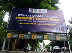 Tekan Mobilitas Warga, Jalur Pedestrian SSA Bogor Ditutup