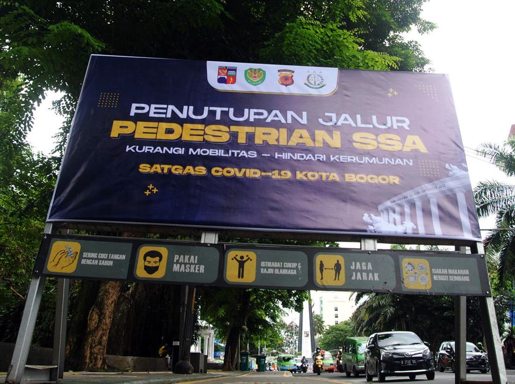 Tekan Mobilitas Warga, Jalur Pedestrian SSA Bogor Ditutup Tekan Mobilitas Warga, Jalur Pedestrian SSA Bogor Ditutup