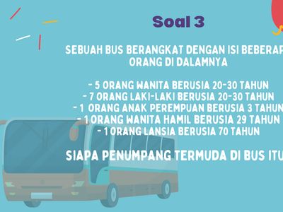 Tes Logika dan Kesabaran, Nggak Bisa Jawab Tandanya Masih Butuh Libur