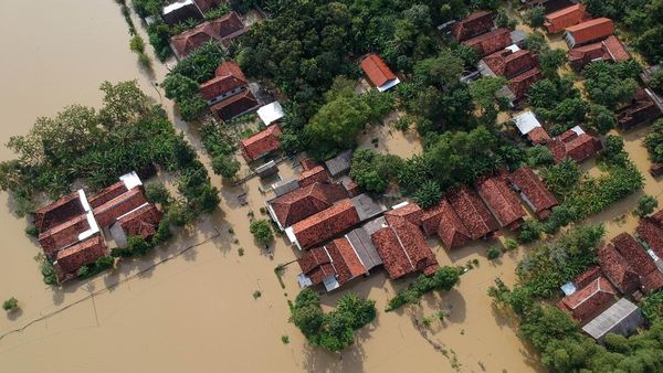 Potret Banjir Pekalongan Dari Udara