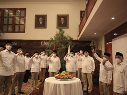 Suara Dukungan Prabowo Presiden Menggema saat HUT ke-14 Gerindra