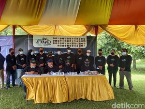 Komunitas Ojek di Tangsel Deklarasi Dukung Erick Thohir Maju Capres 2024