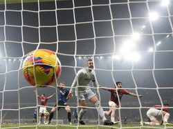 Olivier Giroud mencetak gol di menit ke-75 untuk menyamakan skor 1-1 setelah sebelumnya Milan tertinggal lebih dulu pada laga yang dihelat di Giuseppe Meazza, Minggu (6/2/2022) dini hari WIB.