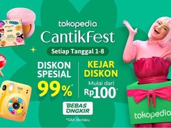Makin Cantik Saat Valentine Bareng Tokopedia Cantik Fest, Diskon 99%!