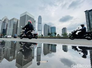 BMKG: Prakiraan Cuaca Hari Ini Jabodetabek, Berawan-Hujan