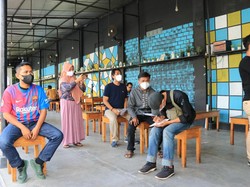 IndoBarca Gelar Nobar Barcelona Vs Atletico Sambil Vaksinasi