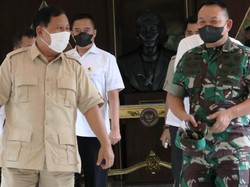 Prabowo Puji Jenderal Dudung: Pembangunan Kekuatan AD Salah Satu Prioritas