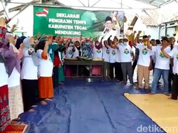 Perajin Tempe di Tegal Deklarasi Dukung Cak Imin Nyapres
