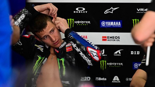 Quartararo Monster Energy Yamaha MotoGPs French rider Fabio Quartararo takes part in the first day of the pre-season MotoGP winter test at the Sepang International Circuit in Sepang on February 5, 2022. (Photo by Ahmad Fadali / AFP)