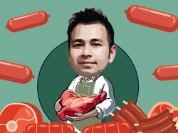 Raffi Ahmad Jualan Daging