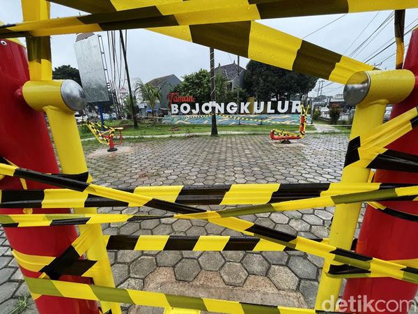 Cegah Penyebaran Omicron, Taman Bojongkulur Bogor Ditutup