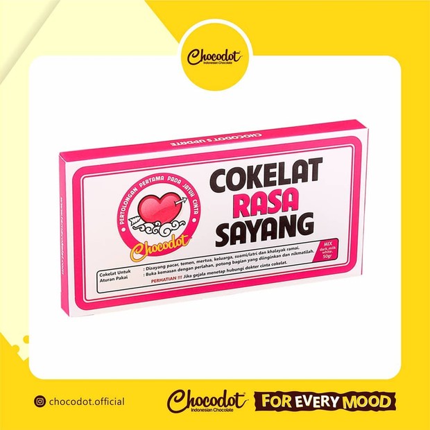 Coklat utuk Hadiah Valentine/Instagram.com/chocodot.official