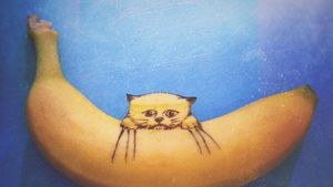 Dari Kulit Pisang Seniman Ini Ciptakan Karya yang Menggemaskan